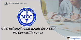 NEET PG Counselling 2024: MCC Releases Final Result for Round 2 of PG Counselling